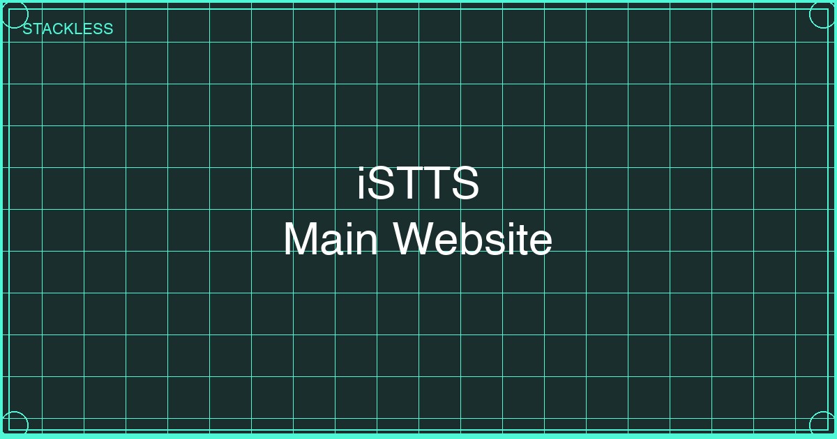 iSTTS Main Website